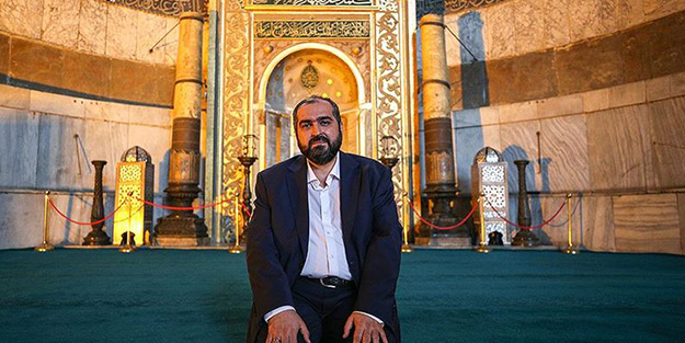 Hadi Özışık tarafından beddualarla hedef alınmıştı: Ayasofya Camisi Baş İmamı beddualara dua ile cevap verdi