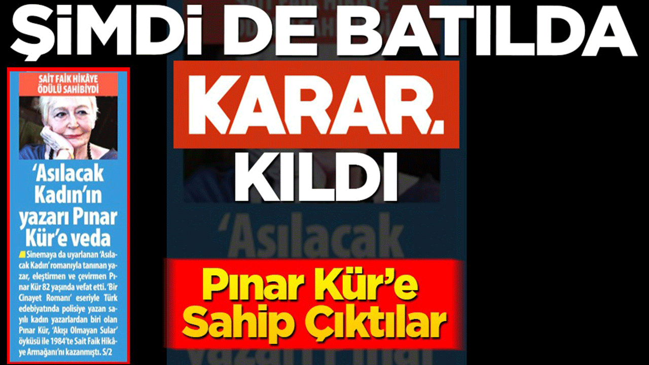 Hafızlar şimdi de başörtülülere hakaret eden Pınar Kür’e destek çıktılar! Kim olduğunuza Karar verin