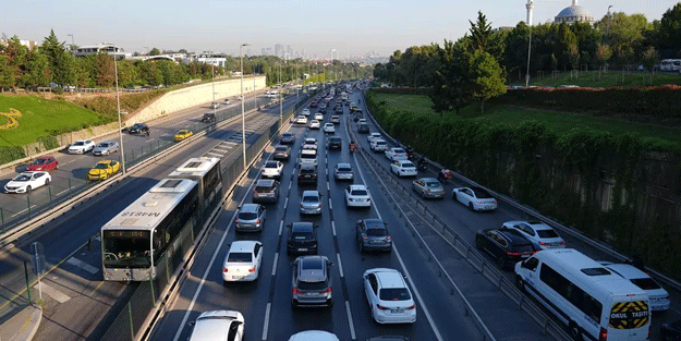 İstanbul'da trafik kilit