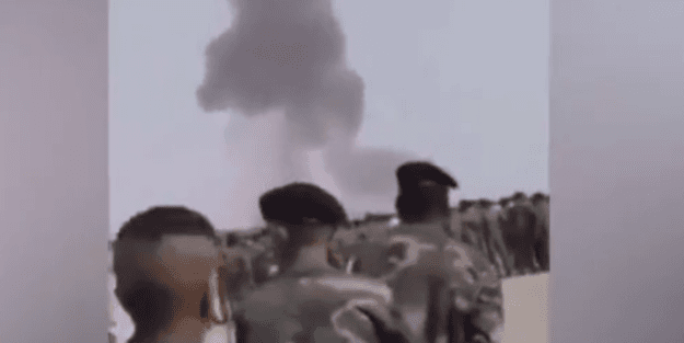 Hafter gövde gösterisi yapmaya kalktı! Savaş uçağı böyle çakıldı