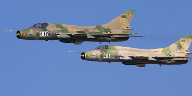 Hafter güçlerine hava saldırısı düzenlendi