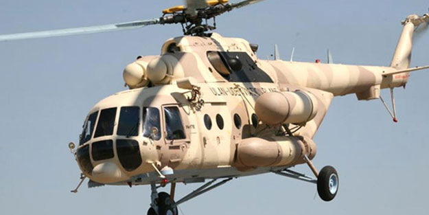 Hafter milisleri helikopteri bırakıp kaçtı