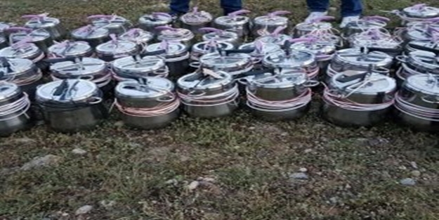 Hain plan bozuldu! 700 kg patlayıcı düzeneği ele geçirildi