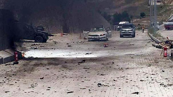 Hain saldırıda kullanılan aracın şoförü bu halde bulundu