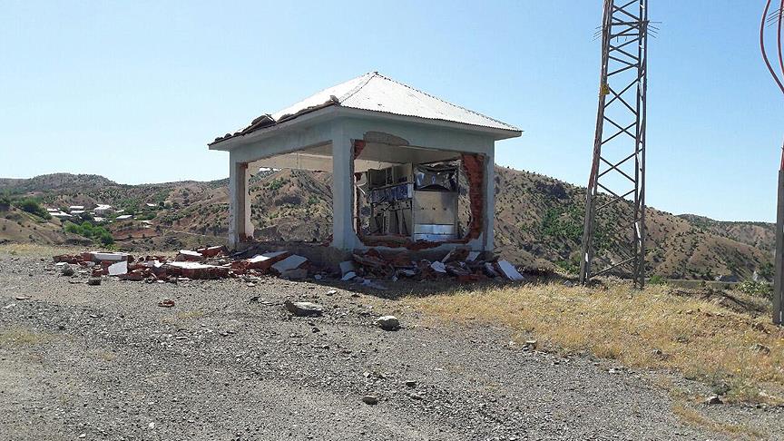 Hainler 9 köyü elektriksiz bıraktı