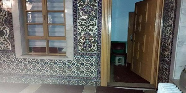 Hainler caminin imam odasına girdi