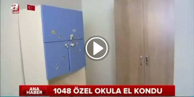 Hainler okulları karargaha dönüştürmüşler