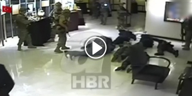 Hainlerin, düğünü basma anı kamerada!
