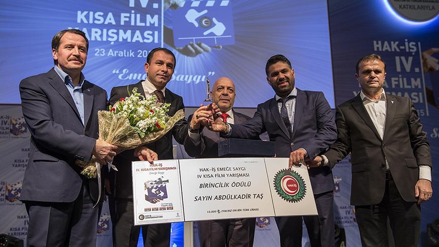Hak-İş 4. Kısa Film Yarışması'nda ödüller verildi