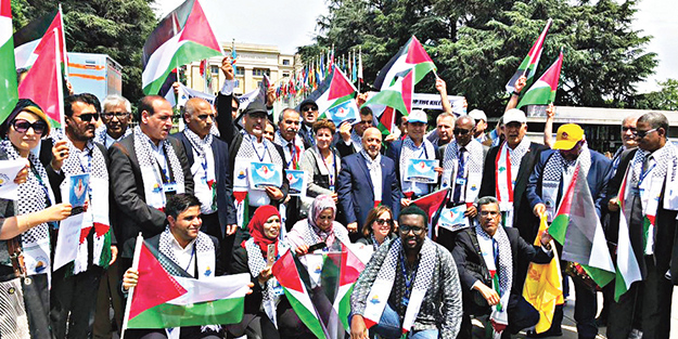Hak-İş, Filistin meselesini uluslararası arenaya taşıdı