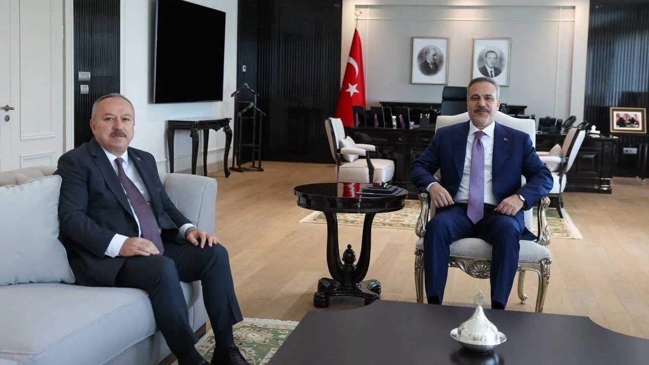 Hakan Fidan, Ali Fidan'ı kabul etti