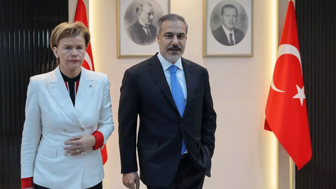 Hakan Fidan konuk bakana mesajı verdi