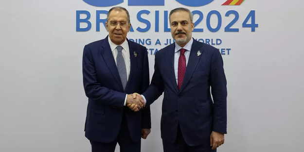 Fidan, Lavrov ile görüştü