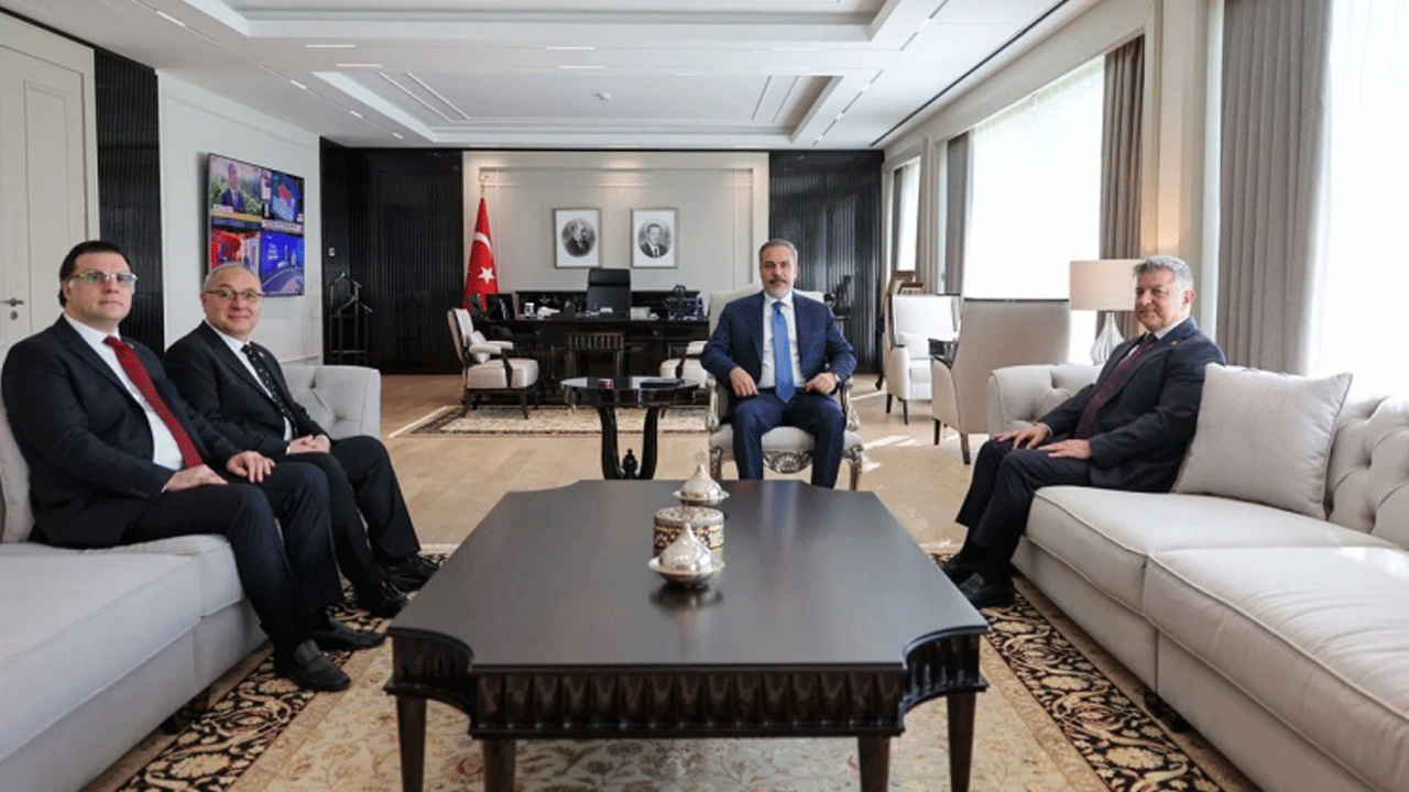 Hakan Fidan, TACCS heyetini kabul etti