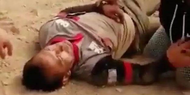 Hakem kırmızı kart gösterince uçurumdan attılar