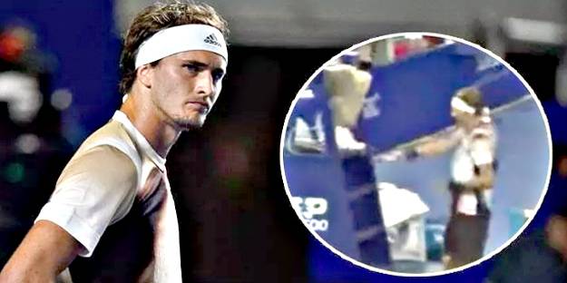 Hakeme raketiyle saldıran tenisçinin cezası kesildi