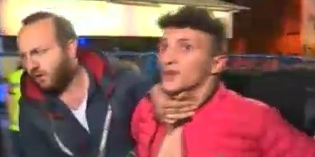 Hakeme saldıran taraftar gözaltına alındı!
