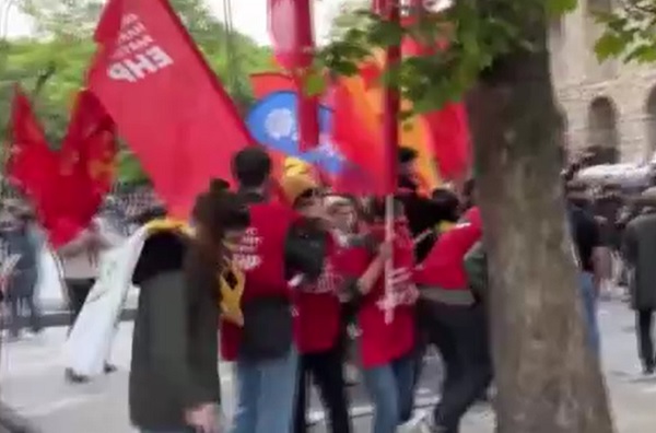 Hakimi görünce işçi oldular! 1 Mayıs provokatörlerinin yaptıkları yanlarında kalıyor