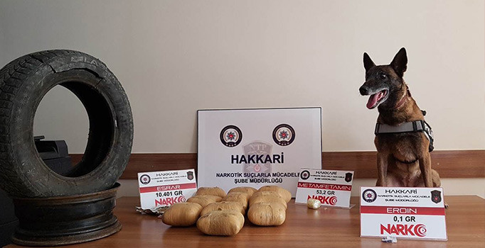 Hakkari polisi uyuşturucuya geçit vermiyor!