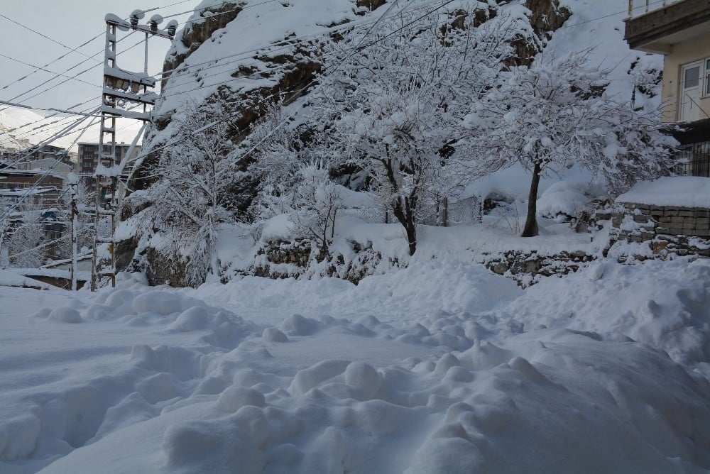 Hakkari’de 107 yerleşim yerinin yolu kapandı 