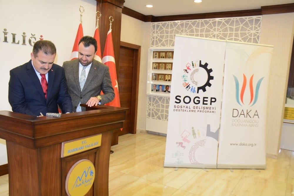 Hakkari’de 2019 SOGEP Güdümlü Projelerin protokolü imzalandı 