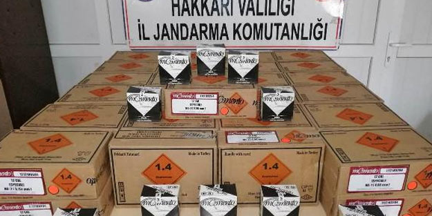 Hakkari'de 660 kurusıkı tabanca ve 12 bin av tüfeği fişeği ele geçirildi