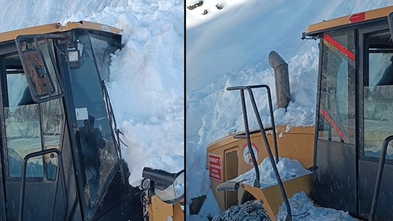 Hakkari'de çığ düştü