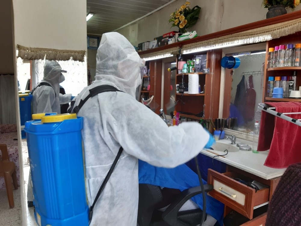 Hakkari’de dezenfekte çalışmaları sürüyor 