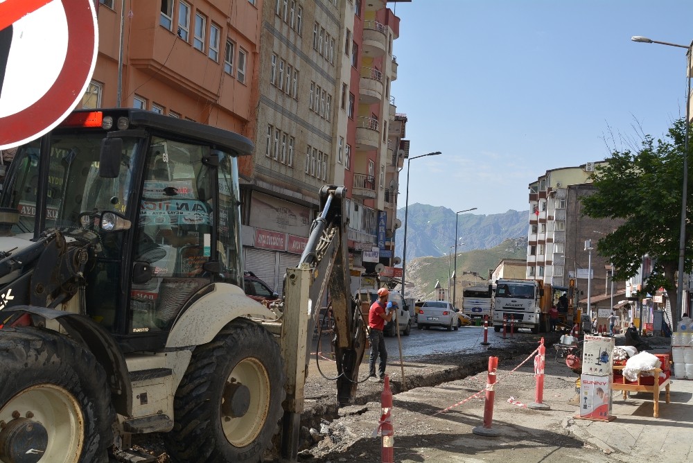 Hakkari’de doğalgaz çalışmaları sürüyor 