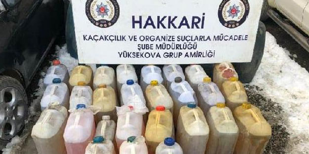 Hakkari'de kaçakçılık operasyonu