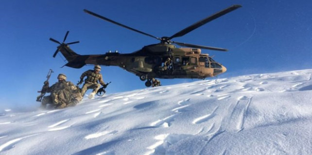 Hakkari'de operasyon! Çok sayıda terörist öldürüldü