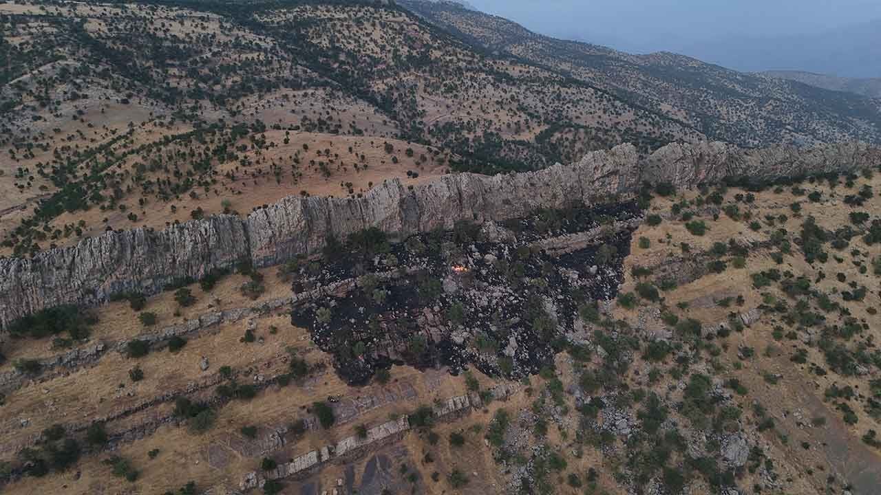Hakkari'de ormanlık alanda yangın paniği! Duyarlı vatandaşlar alevleri büyümeden tecrit etti!