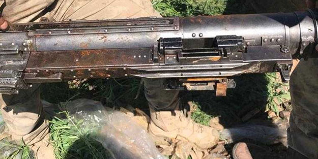 Hakkari'de PKK'ya ait mühimmat ele geçirildi