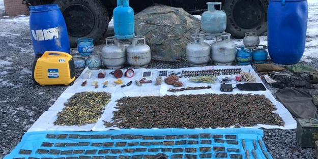 PKK'ya operasyonda ele geçirilenler şoke etti!