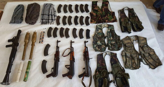 Hakkari’de silah ve mühimmat ele geçirildi