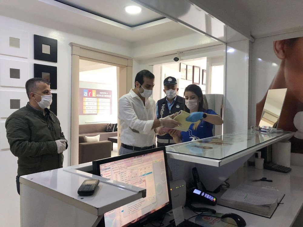 Hakkari’de sosyal mesafe denetimi 