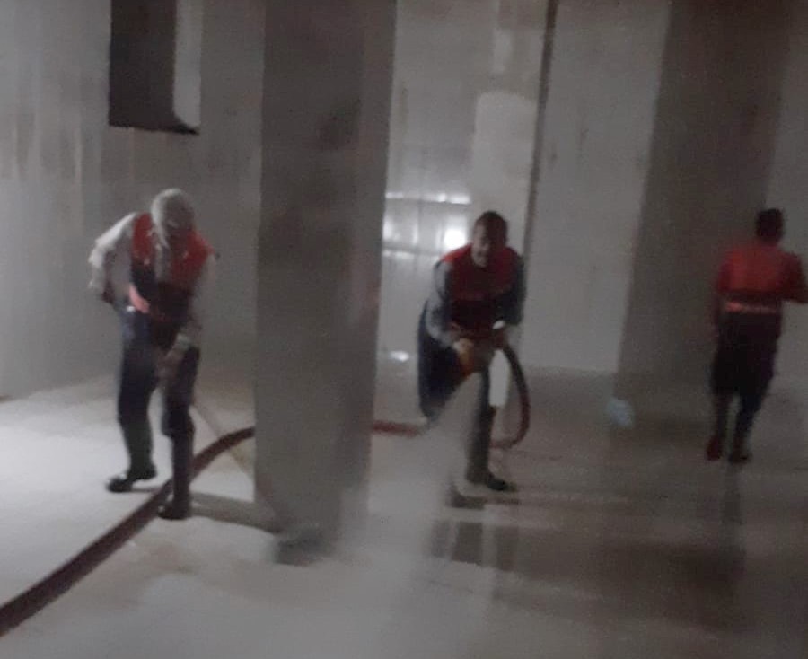 Hakkari’deki içme suyu depoları yıkandı 