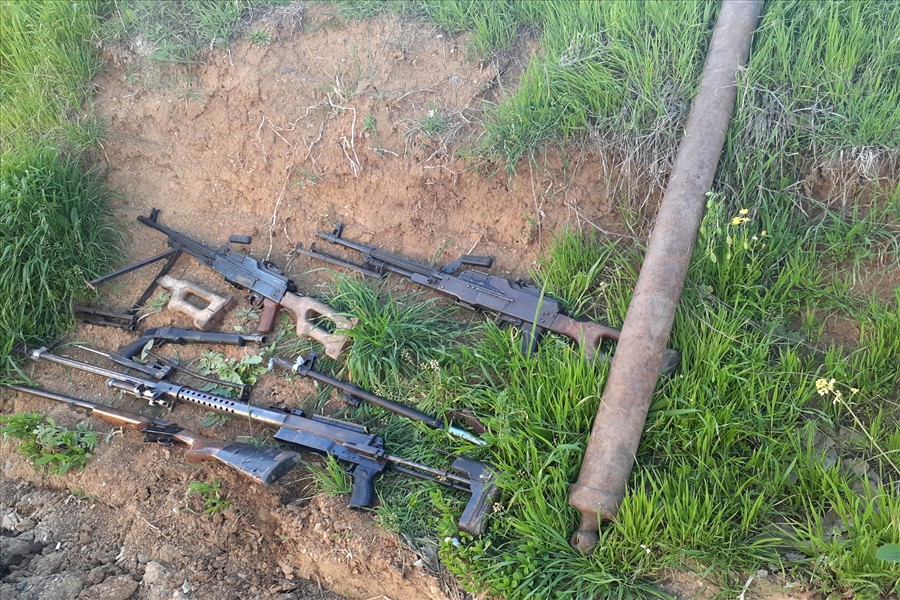 Hakurk’ta PKK’ya ait çok sayıda silah ve mühimmat ele geçirildi 