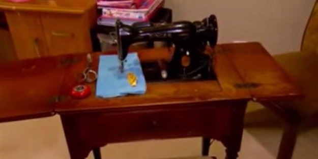 Miras kalan dikiş makinesiyle hayatı değişti!