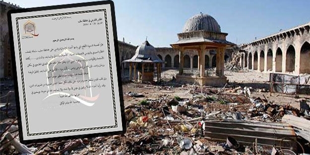 Halep'te Cuma Namazı artık kılınmayacak!