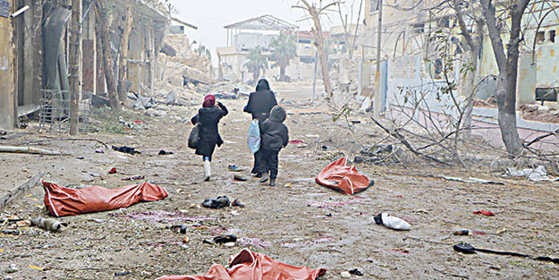 Halep’te insanlık katlediliyor