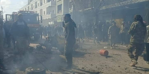 Halep'te patlama! Ölü ve çok sayıda yaralı var