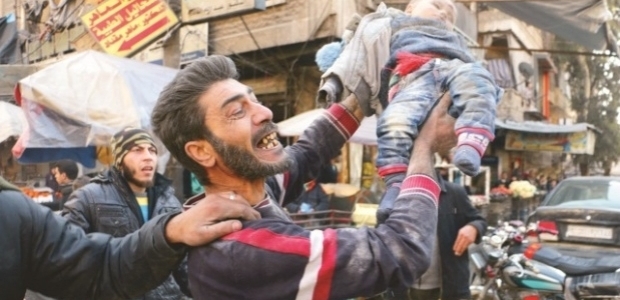 Halep'te yine siviller hedef