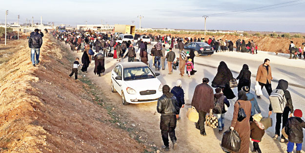 Halep'ten büyük kaçış sürüyor