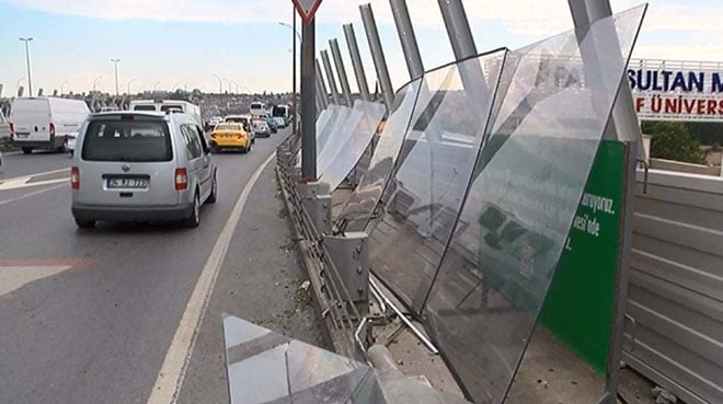 Haliç Köprüsü’ne 'ses ve güvenlik bariyerleri' inşa ediliyor