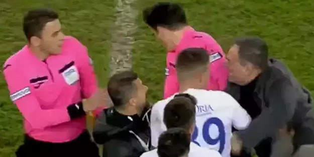 Halil Umut Meler'e Ankaragücü başkanından yumruklu saldırı!