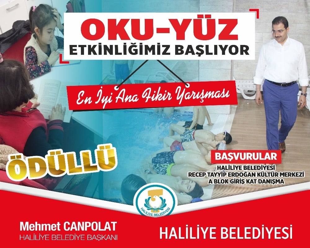 Haliliye Belediyesi’nden ödüllü kitap okuma yarışması 