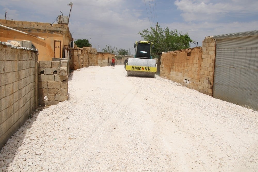 Haliliye kırsalında yol çalışmaları sürüyor 