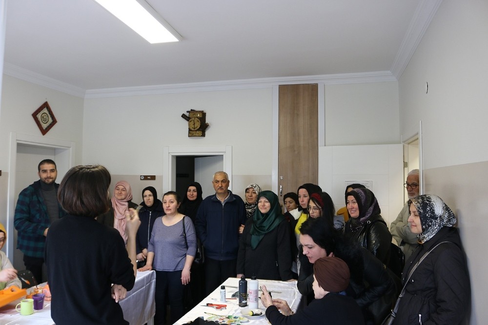 Halk Eğitim kursiyerlerinden YADEM’e ziyaret 