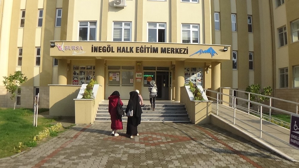 Halk Eğitim Merkezinden korona tedbiri 